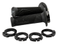 Preview: Domino D100 D-Lock Griffe mit Klemmringen – Schwarz