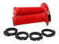 Preview: Domino D100 D-Lock Griffe mit Klemmringen – Rot