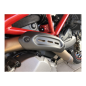 Preview: F&F Carbon Auspuffverkleidung, 100 % Carbon – Ducati Hyperstrada, Hypermotard 821 2013–2015 u. a.
