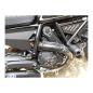 Preview: F&F Carbon Hitzeschutz, 100 % Carbon – Ducati Scrambler ab 2018
