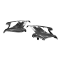 Preview: F&F Carbon Kühlerverkleidung, 100 % Carbon – Ducati Diavel 2010–2013