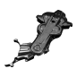 Preview: F&F Carbon Riemenabdeckung, 100 % Carbon – Ducati Multistrada 1260 ab 2018