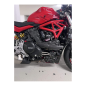 Preview: F&F Carbon Riemenabdeckung, Carbon/Glasfaser – Ducati Supersport 939 2017–2020, Supersport 950 ab 2021 u. a.