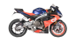 Preview: QD-EXHAUST Aprilia RS/Tuono 660 (Euro 5) – Komplettanlage Gunshot Dark Matter – am Motorrad