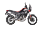 Preview: QD-EXHAUST Aprilia Tuareg 660 (2022–2024) – Slip-on Tourance Dark Titanium – fitted to the motorcycle