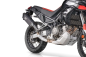Preview: QD-EXHAUST Aprilia Tuareg 660 (2022–2024) – Slip-on Tourance Dark Titanium – detail view