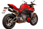 Preview: QD-EXHAUST Ducati Panigale/Streetfighter V2 (from 2025) – Slip-on Dark Matter – fitted to the motorcycle