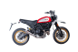 Preview: QD-EXHAUST Ducati Scrambler Desert Sled (ab 2017) – Schalldämpfer Tri-Cone Titan – am Motorrad