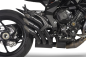 Preview: QD-EXHAUST MV Agusta 675/800 (Euro 4/5) – Slip-on Power Gun Dark – Detailansicht