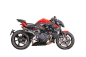 Preview: QD-EXHAUST MV Agusta Brutale 1000 RR/RS – Slip-on Power Gun Dark Bronze – fitted to the motorcycle