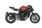 Preview: QD-EXHAUST MV Agusta Brutale 800 (ab 2016) – Slip-on Power Gun Silver – am Motorrad