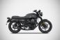 Preview: ZARD Full kit 2-1 conical round black stainless steel for Moto Guzzi V7 III