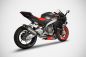 Preview: ZARD Full kit 2-1 titanium with carbon end cap for Aprilia RS 660 / Tuono 660