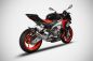 Preview: ZARD Full kit 2-1 titanium with carbon end cap for Aprilia RS 660 / Tuono 660