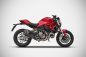 Preview: ZARD Slip-on 2-1 Carbon für Ducati Monster 821