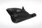 Preview: ZARD Slip-on 2-1 Edelstahl schwarz für Ducati Diavel