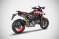 Preview: ZARD Slip on 2-2 GT Euro 4/5 Edelstahl für Ducati Hypermotard 950 / SP