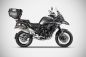 Preview: ZARD Slip-on Edelstahl mit Carbon-Endkappe für Benelli TRK 502 X
