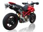Preview: ZARD Top Gun Slip-on 2-2 Carbon für Ducati Hypermotard 1100 Evo