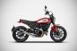 Preview: ZARD Zuma Slip-on Edelstahl für Ducati Scrambler 800