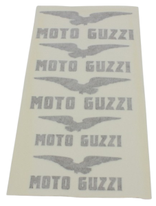 Moto Guzzi Aufkleber-Satz, 5 Stück, 1935 mit Adler
