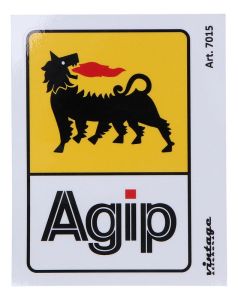 Aufkleber Agip, 7,5x11cm