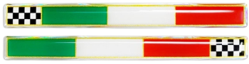 Aufklebersatz ITALY 3D Flag, 1x11cm
