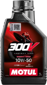 MOTUL Motoröl 300V 4T FL Road Racing 10W-50, 1 Liter