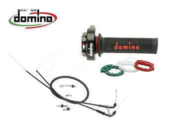 Domino XM2 Gasgriff-Set mit Griffgummis + Gaszügen