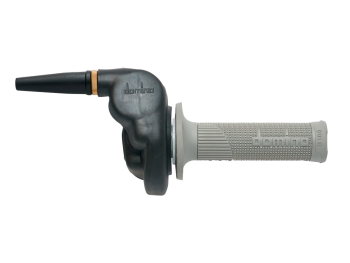 Domino HR Cross Gasgriff mit D-Lock Griffgummis