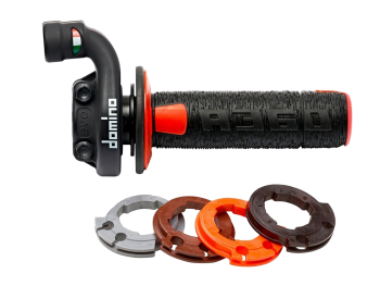 Domino KRK EVO Push-Pull Gasgriff mit Griffgummis