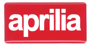 Aprilia Aufkleber, 3D, 35x19mm