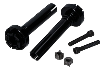 motogadget bar adapter uni disc/cone, Paar, schwarz