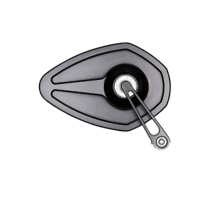 motogadget mo.view sport 60 Lenkerendenspiegel schwarz