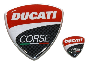 Ducati Aufklebersatz Corse, erhaben