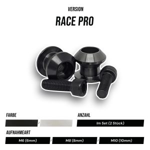 Universal Bobbins Edelstahl Prismabuchsen - BUMA Racing