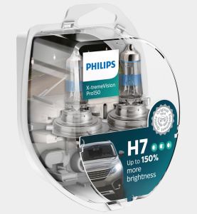 Bulb H7 - Philips "X-tremeVision Moto" (Pair)