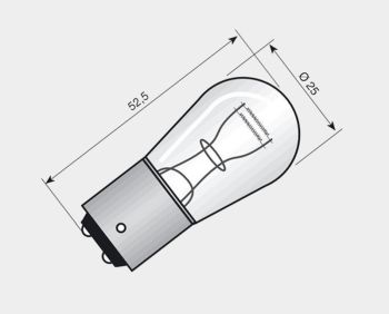 Bulb 12V 21/5W - Spahn