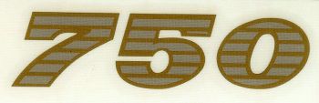 Decal - Fairing 750 (13,1 x 3,3cm)