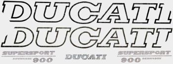 Decal Set - Fairing Carenata (900SS yr. 97)