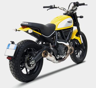 ZARD Exhaust Slip-On Silencer - Ducati Scrambler 800