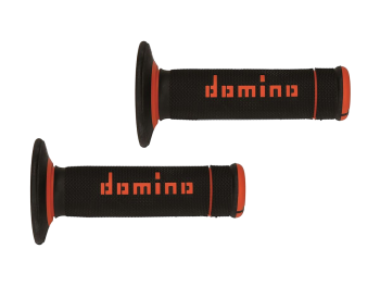 Preview: Domino A020 Griffe Offroad 22-26 mm – Schwarz / Orange