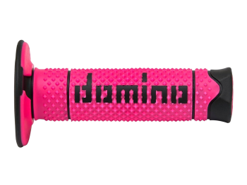 Domino A260 Griffe Offroad 22-26 mm – Neon-Pink / Schwarz