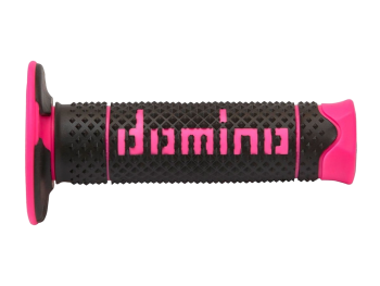 Preview: Domino A260 Griffe Offroad 22-26 mm – Schwarz / Neon-Pink