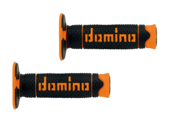 Domino A260 Griffe Offroad 22-26 mm – Schwarz / Orange