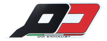 QD Aufkleber 100x40mm, hitzefest