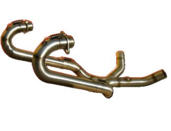 Kit collettori Agostini con compensatore, inox, racing – Moto Guzzi V11