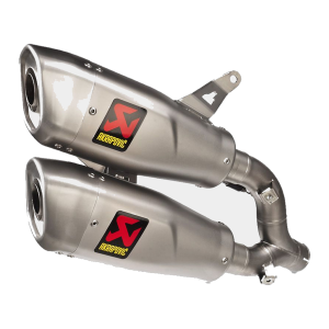 Akrapovič Slip-On Line titanio (2 silenziatori) – Ducati Monster 937 (2021–2025)