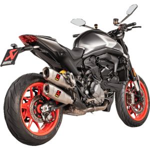 Akrapovič Slip-On Line titanio (2 silenziatori) – Ducati Monster 937 (2021–2025)