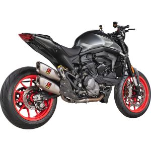 Akrapovič Slip-On Line titanio (2 silenziatori) – Ducati Monster 937 (2021–2025)